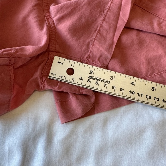 Thread + Supply Pull On Elastic Waist Paperbag Beach Shorts Brick Dust Size L - Picture 11 of 14